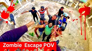 Zombie Escape | Parkour POV Chase 3.0 🔥| Indian Parkour | flyingmeenaboi