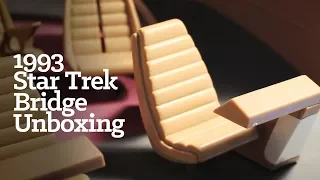 Unboxing the 1993 Star Trek Bridge Playset