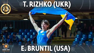 Tetiana Rizhko (UKR) vs Emma Patricia Bruntil (USA) - Round 1 // Matteo Pellicone 2022