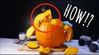 How to make pumpkin soup? | Halloween | Stop motion