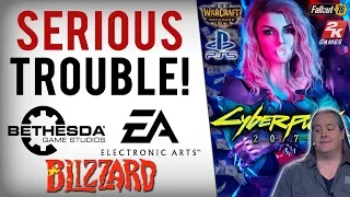 Blizzard's New Trouble, EA & Bethesda TANK, 2K Games Betrays Fans, CDPR Amazes & PS5 Concerns?!
