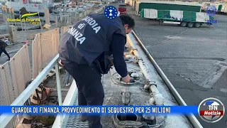 Guardia di finanza, provvedimento di sequestro per 25 milioni