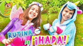 RUTINA de HADA - 24 HORAS con Niko-cornio y mis CLAPIS