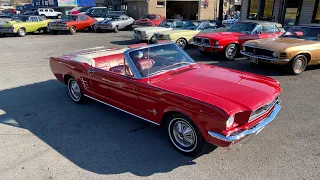 Test Drive 1966 Ford Mustang Convertible SOLD $29,900 Maple Motors #1925