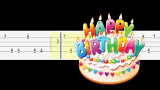 Happy Birthday Song (Easy Ukulele Tabs Tutorial)