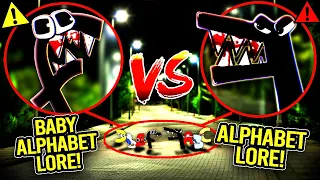 I FOUND ALPHABET LORE AND BABY ALPHABET LORE IN REAL LIFE!! *EVIL F VS BABY F*