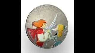 Cook Islands 2013 Cartoon Soyuzmultfilm Cinderella AntiqueFinish 1oz Silver Coin