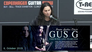 Gus G at Copenhagen Guitar Show 2019