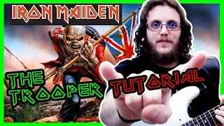 TUTORIAL CHITARRA e TAB - THE TROOPER - IRON MAIDEN - come suonare il riff