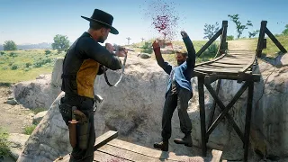 Red Dead Redemption 2 4K 60FPS - Funny & Brutal Moments Vol. 141 (Euphoria Ragdolls)