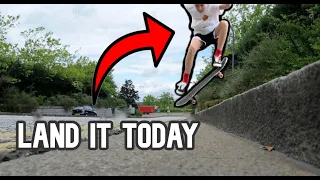 How I learned to OLLIE UP A CURB (Super Easy Steps!!)