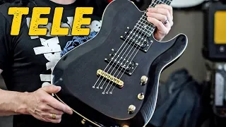 Beautiful, Carved Top Telecaster at a GREAT PRICE! (Harley Benton TE-40) - Demo / Review
