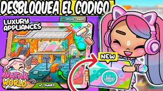 DESBLOQUEA EL 2 NUEVO CODIGO GRATIS EN AVATAR WORLD FURNITURE HOUSE *PROMOCODE* |SOYFIFI ✨