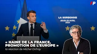 Michel Onfray réagit au discours d'Emmanuel Macron à la Sorbonne