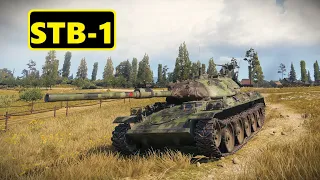 STB-1. 9.6K DMG, 8 KILLS. World of Tanks Top Replays.