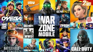 Top 10 Best BATTLE ROYALE Games for ANDROID 2022 | High Graphics