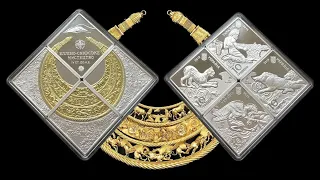 10 hryvnias made of silver with gilding "Pectoral" of 2019