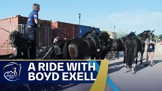 Nick cruises with Boyd Exell - FEI World Equestrian Games 2018