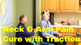 Neck & Arm Pain Cure with Traction. Over the Door & Saunders Traction Unit.