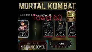 Mk Mobile: Nightmare Tower Boss 60 Brutality+Rewards 🔥🔥😎👍