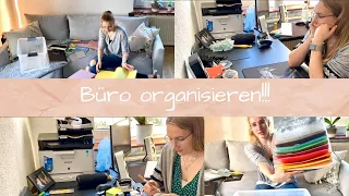 XXL Büro ausmisten und Organisieren!! #Mein Weg zum Minimalismus