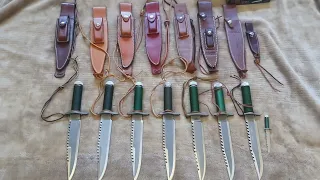 First blood Rambo knife collection