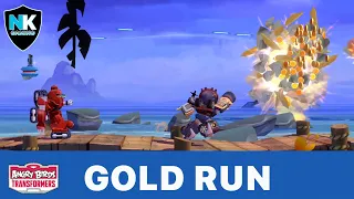 Angry Birds Transformers 2.0 - Gold Run Featuring Warpath & Major Soundwave