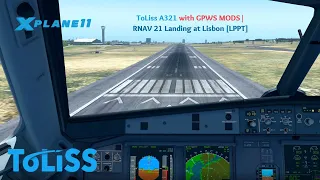 ToLiss A321 Smooth Landing at Lisbon | XPlane 11 | BSS SOUNDPACK!