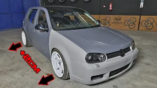 como ENSANCHAR las ALETAS de tu coche🚗 VW golf gti