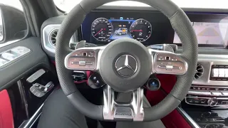 Inside Mercedes Benz G63 AMG