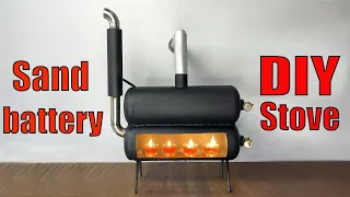 DIY mini sand battery heater , very warm for your room