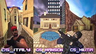 ЗАПЛЕСНЕВЕЛЫЕ КАРТЫ CS 1.6 (CS_ITALY, CS_MANSION, CS_MILITIA)