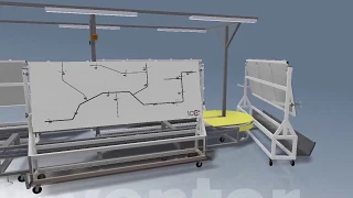 Модульний конвеєр для монтажних дошок, Wire Harness Assembly Lines