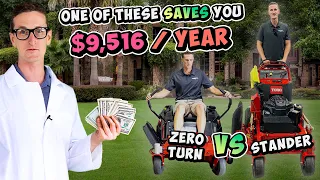 Stand On vs Zero Turn Lawn Mowers - whats their REAL cost? - Walk Behind vs Zero Turn