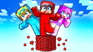 Trapped on One HEART Block in Minecraft!