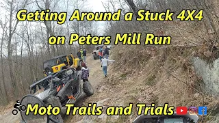 Getting Around A Stuck 4X4 On Peters Mill Run