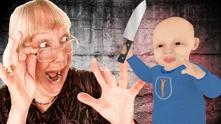 Possessed Toddler Vs Deranged Granny  - This Family Has MAJOR ISSUES - Granny Simulator