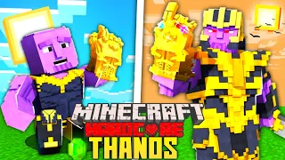 I SURVIVED 100 DAYS AS A THANOS |  HARDCORE MINECRAFT