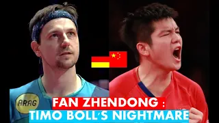 Timo Boll's Nightmare : Fan Zhendong