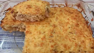 Швидка і дуже смачна запіканка з картоплею    і    з мясом курячої грудинки.