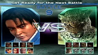 Tekken 4: Team Battle Mode [Very Hard] Part 137 - PC PS2 PCSX2 [1080p to 2160p 4k] #137