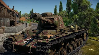 War Thunder Realistic Battle KW I C 756 (r) Germany's 5.0 Heavy Panzer