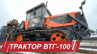 Беглый обзор гусеничного трактора ВТГ-100 / Пополнение Беларус-2022в3