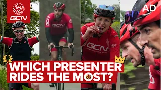 Which GCN Presenter Actually Rides The Most? | Strava Group Challenge