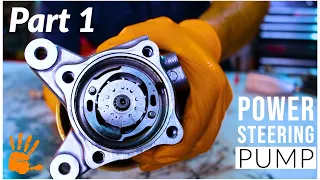 Power Steering Pump Rebuild - Part 1 of 3 (1 Hand Mechanic) #SouthpawAutoworks