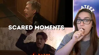 Laughing For 20 Minutes Straight!! "ATEEZ being scared || Mega Compilation" Reaction