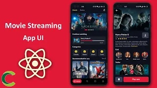 Movie Streaming App UI in React Native | Netflix Clone in React Native