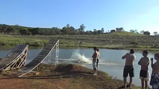 Bike Ramp Lake Jump (HD)