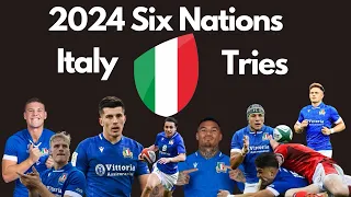 2024 SIX NATIONS ITALY TRIES