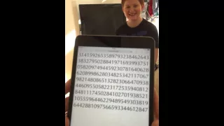 Pi - 50 digits by Ron